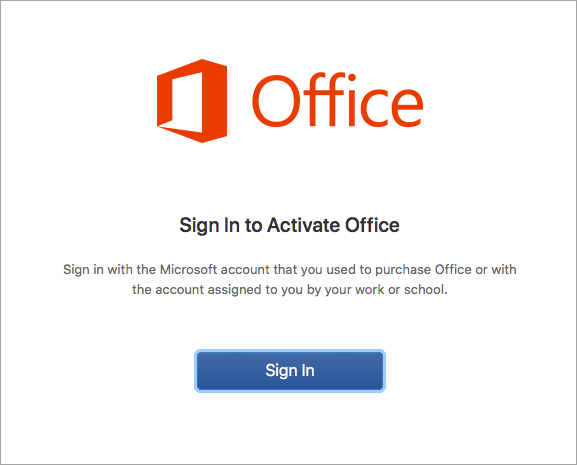 office 365 on r office 2016 for mac